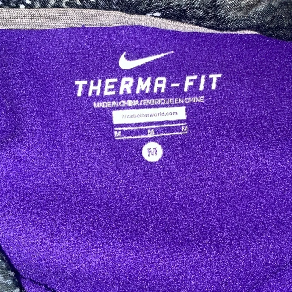 Nike Therma fit Hoodie Purple and Gray